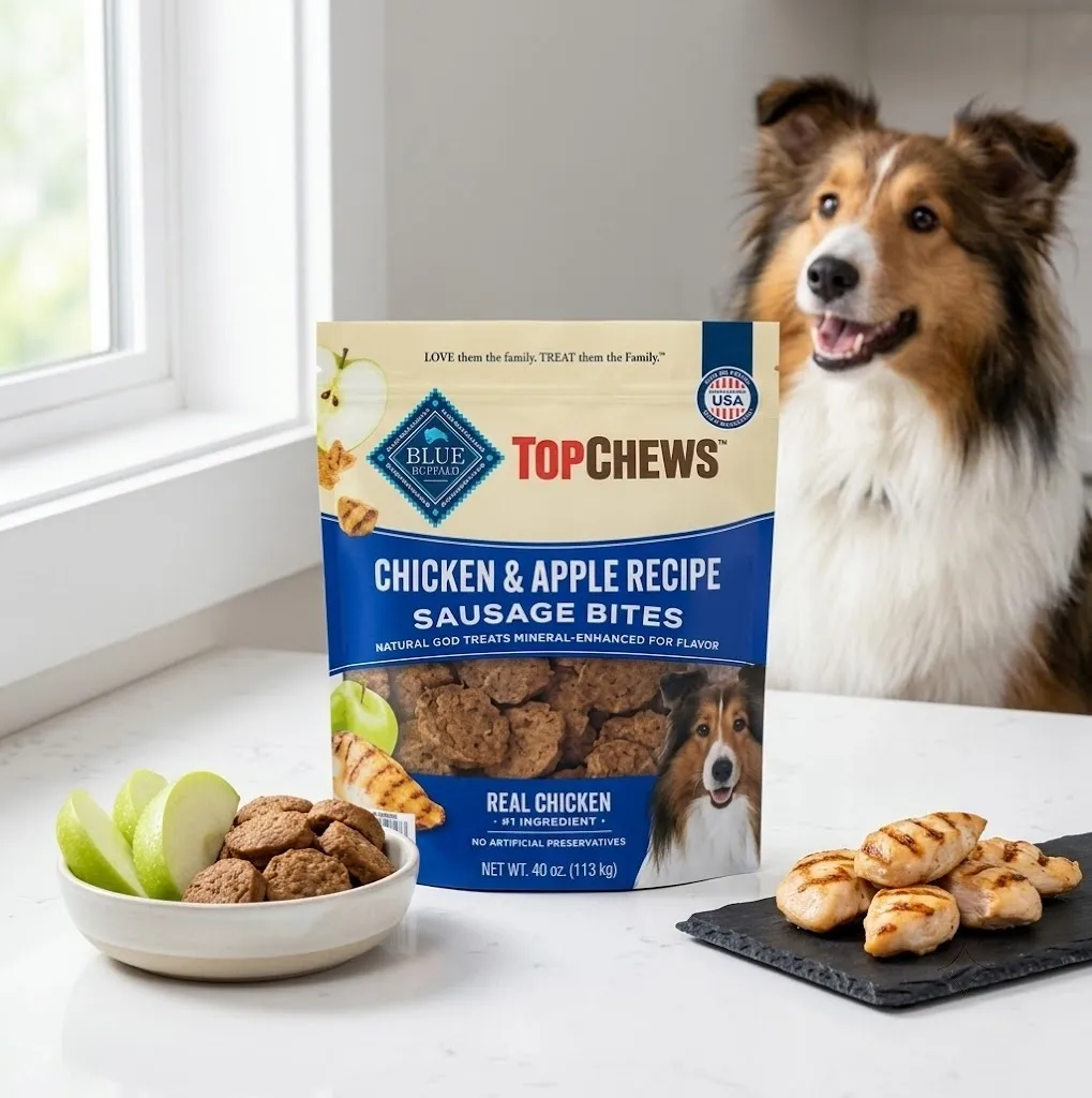 Blue Buffalo Chicken & Apple Sausage Bites Review: Ingredients, Safety & Storage